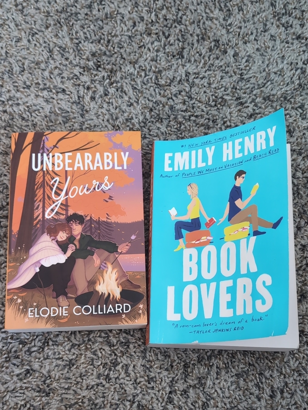 2 Romance Books Unbearably Yours And Book Lovers